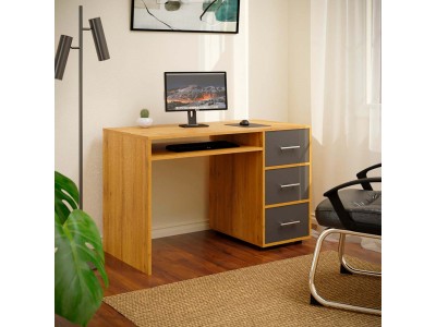 Бюро KC-09 (дъб апелачи/антрацит)